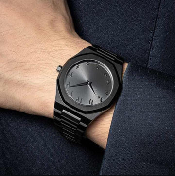 Black Arabic Watch (Bahrain Delivery Same Day)
